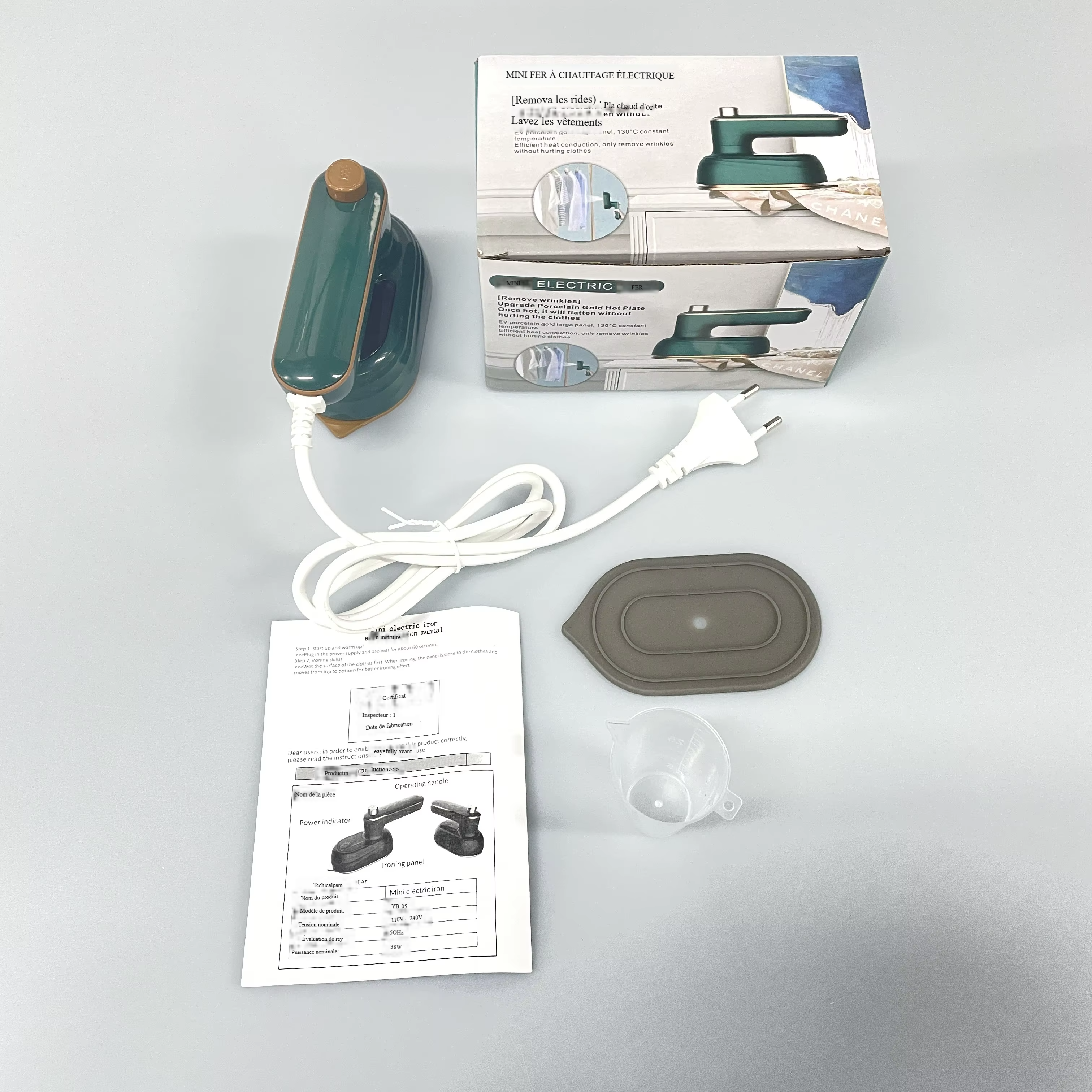 1⚡ Mini Fer à Repasser Électrique — Le secret d’un style impeccable, où que vous soyez ! ⚡